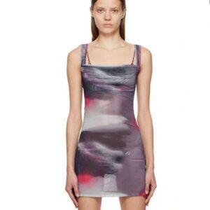 miaou ginger dress in motion pink